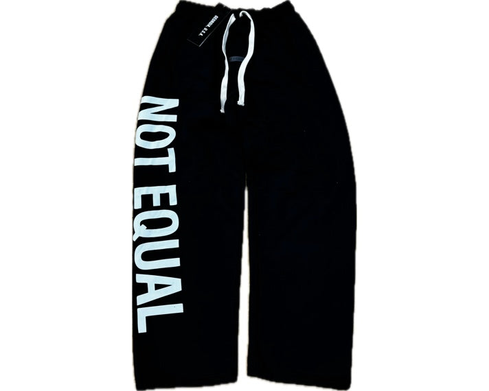 Not Equal Lounge Sweats Black