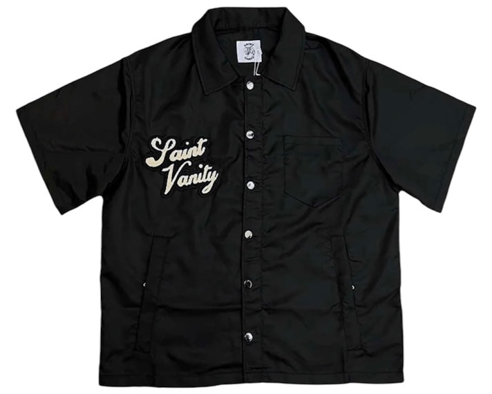 Saint Vanity Nylon Shirt Black