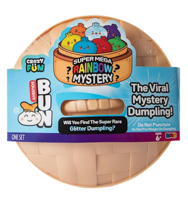 Super Mega Rainbow Mystery Squishy Bun Set (Styles May Vary)