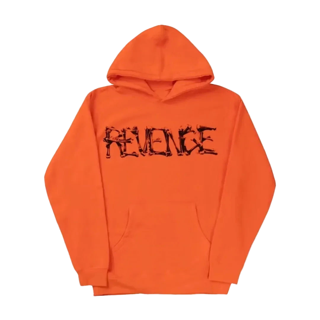 Revenge Bones Durk Hoodie Orange