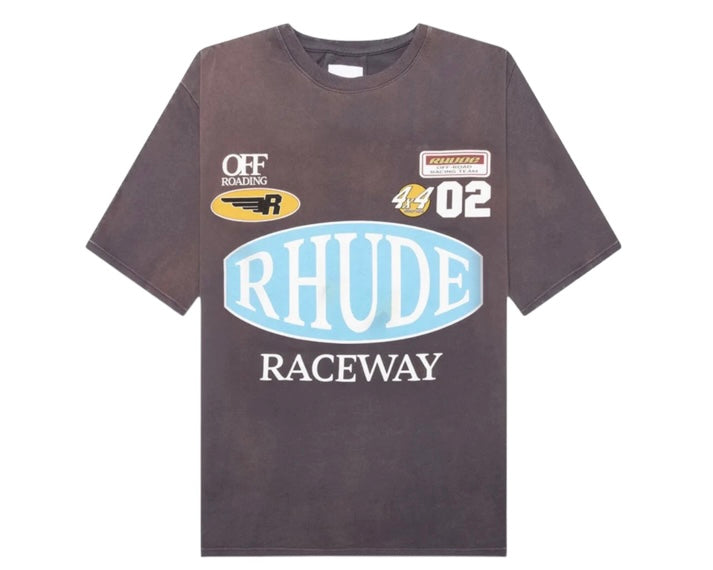 Rhude Raceway Tee Vintage Grey