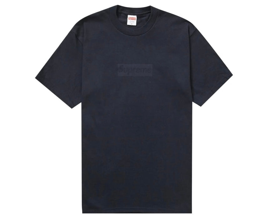 Supreme Tonal Box Logo Tee Navy
