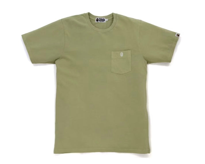 BAPE One Point Overdye Pocket Tee Beige