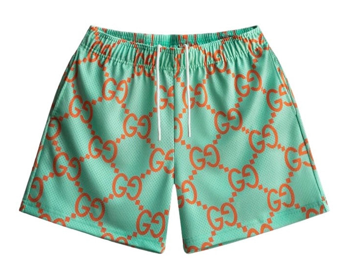 Bravest Studios Teal Gucci Shorts