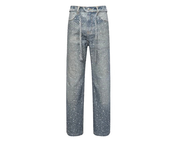 3D Printing Washed 20k Swarovski Diamond Boro Denim Blue