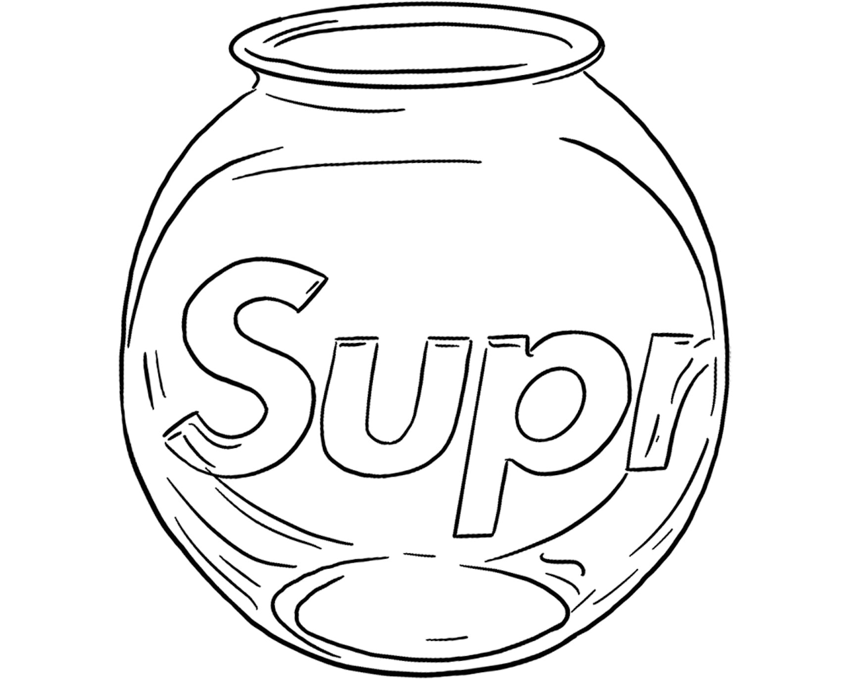 Supreme Fish Bowl Clear