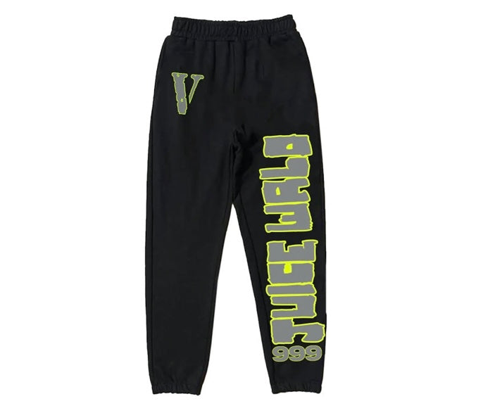 Juice WRLD x Vlone 999 Sweatpants Black/Green