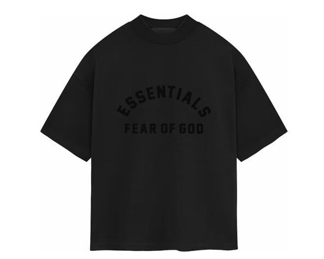 Fear of God Essentials Heavy Jersey Crewneck Tee Jet Black