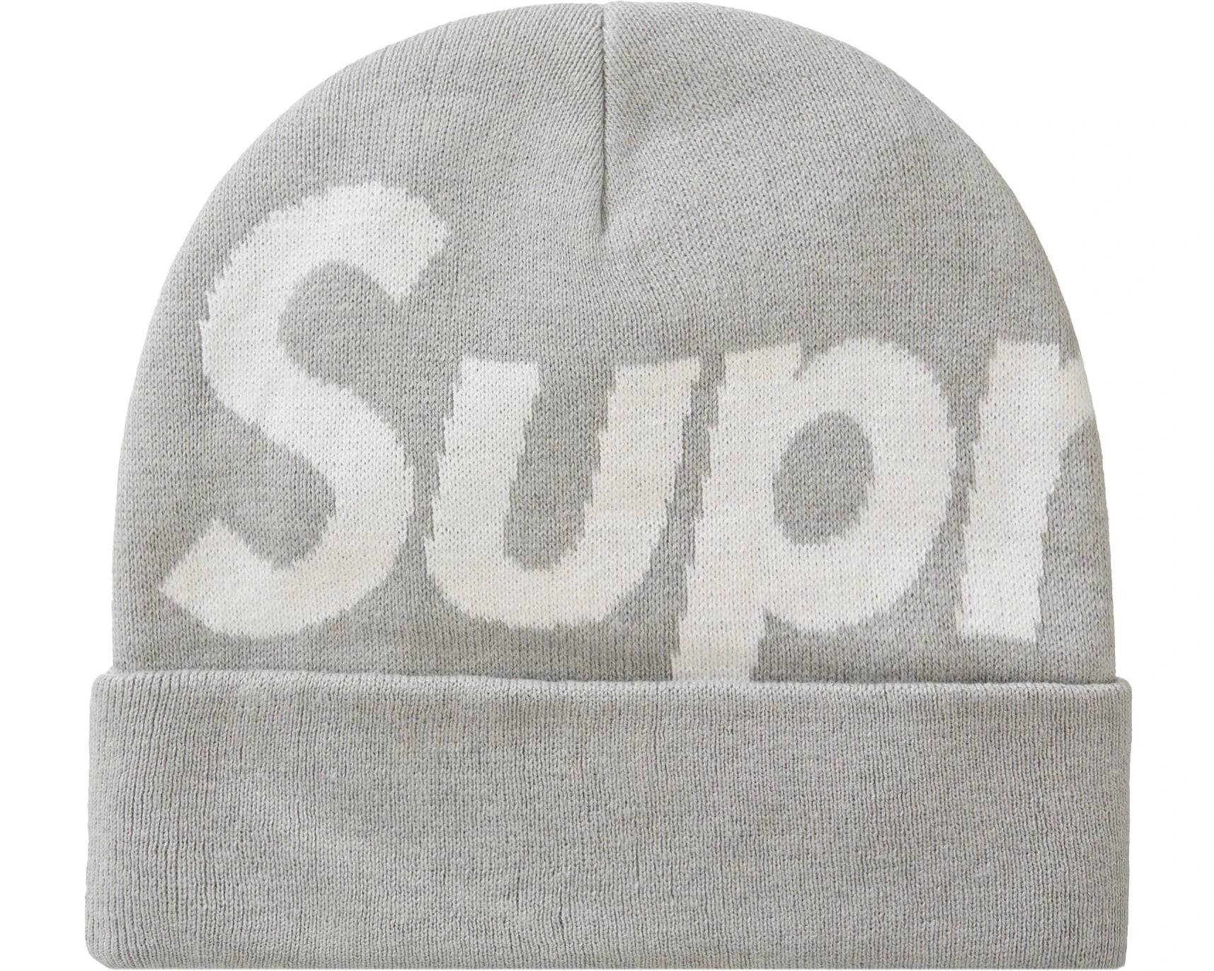 Supreme Big Logo Beanie Beanie (FW23) Grey
