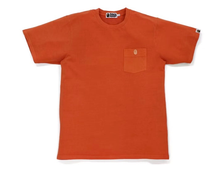 Bape One Point Overdue Pocket Tee Orange