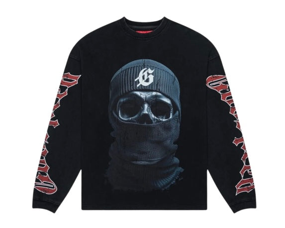 Godspeed Balaclava Szn Longsleeve Tee Washed Black