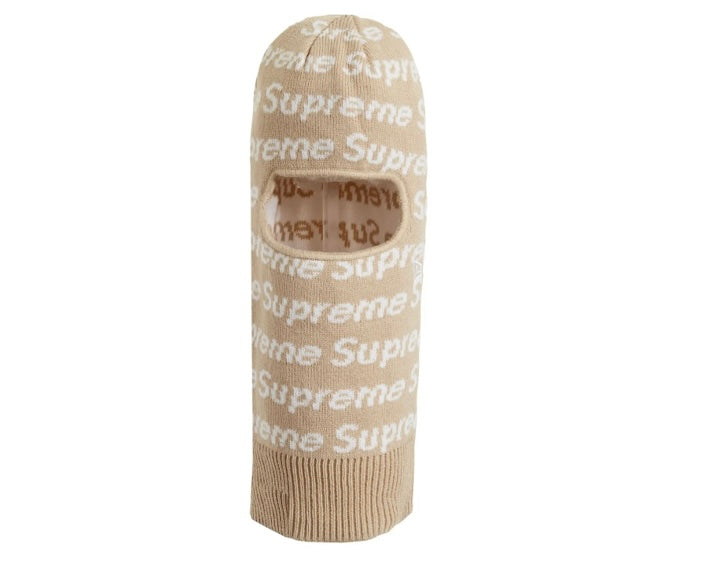 Supreme New Era Repeat Balaclava Taupe