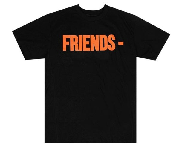 Vlone Friends T-Shirt Black Orange