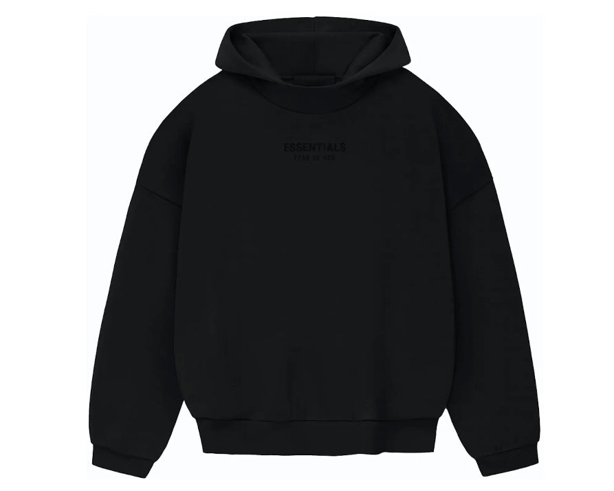 Essentials Fear of God Hoodie Jet Black