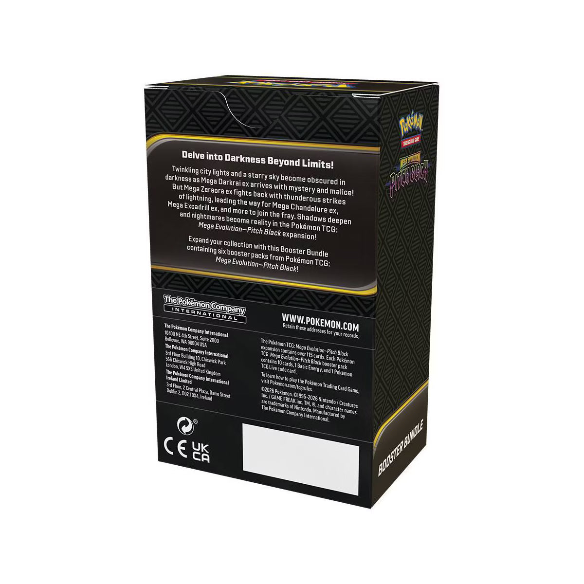 Pokémon TCG: Mega Evolution Pitch Black Booster Bundle