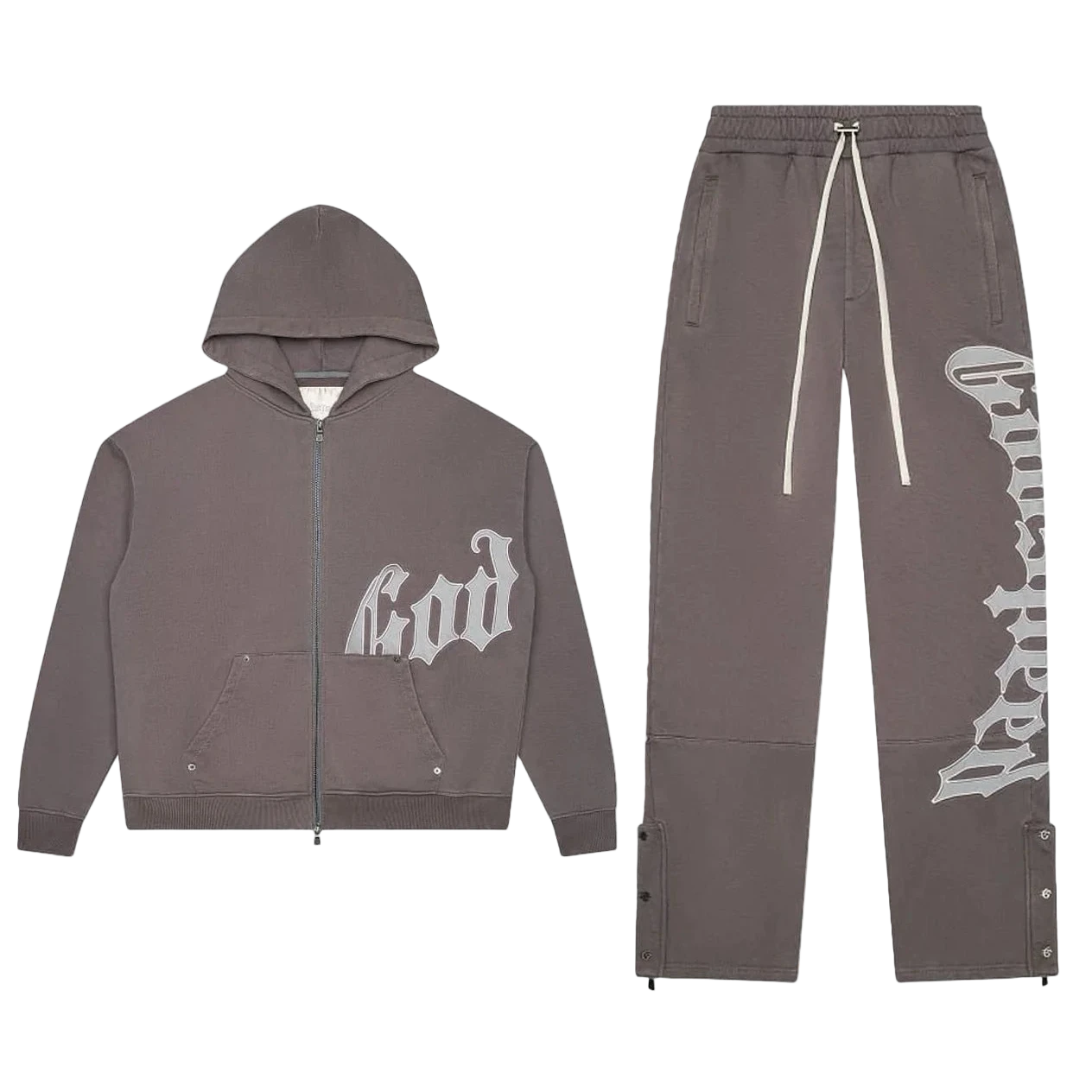 Godspeed OG Logo Sweatsuit V2 Stone/Grey
