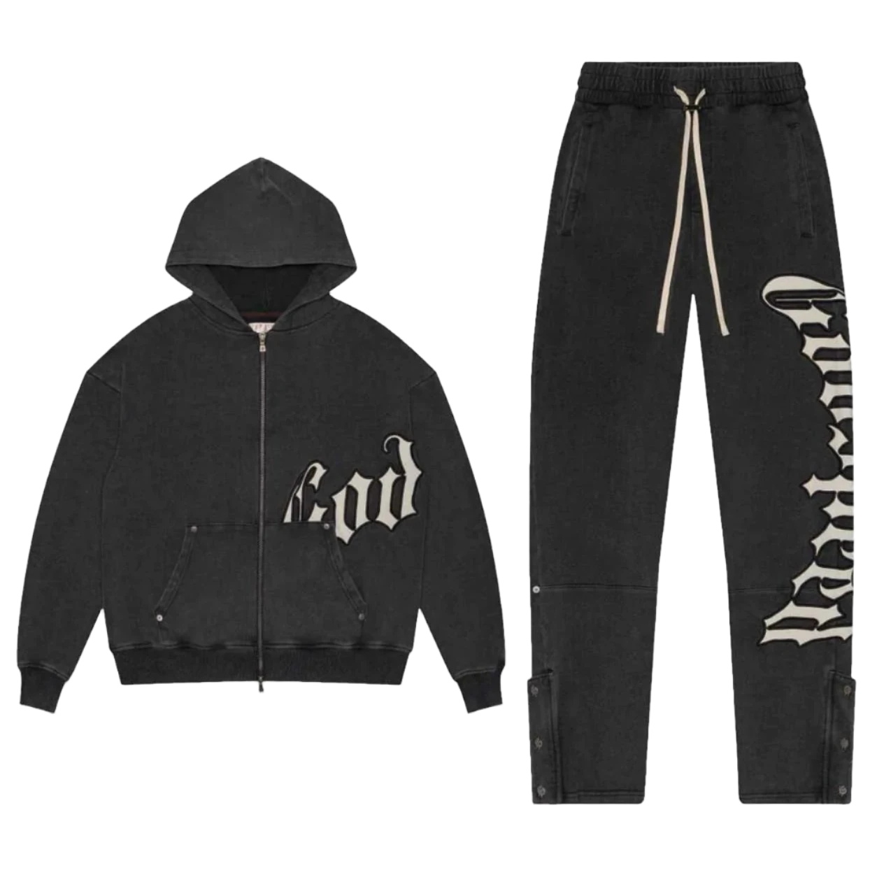 Godspeed OG Logo Sweatsuit V2 Washed Black