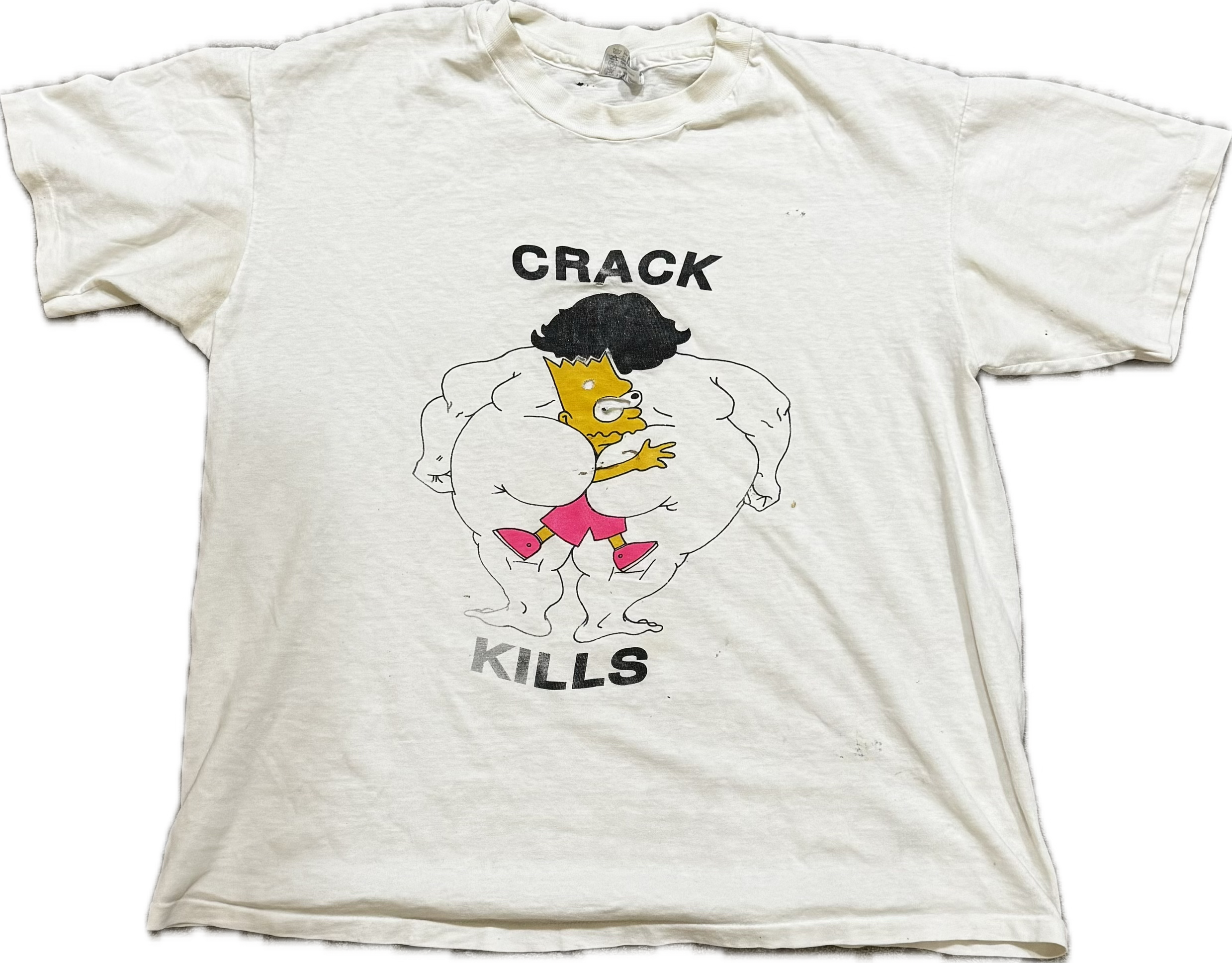 Vintage 80s Bart Simpson "Crack Kills" Tee