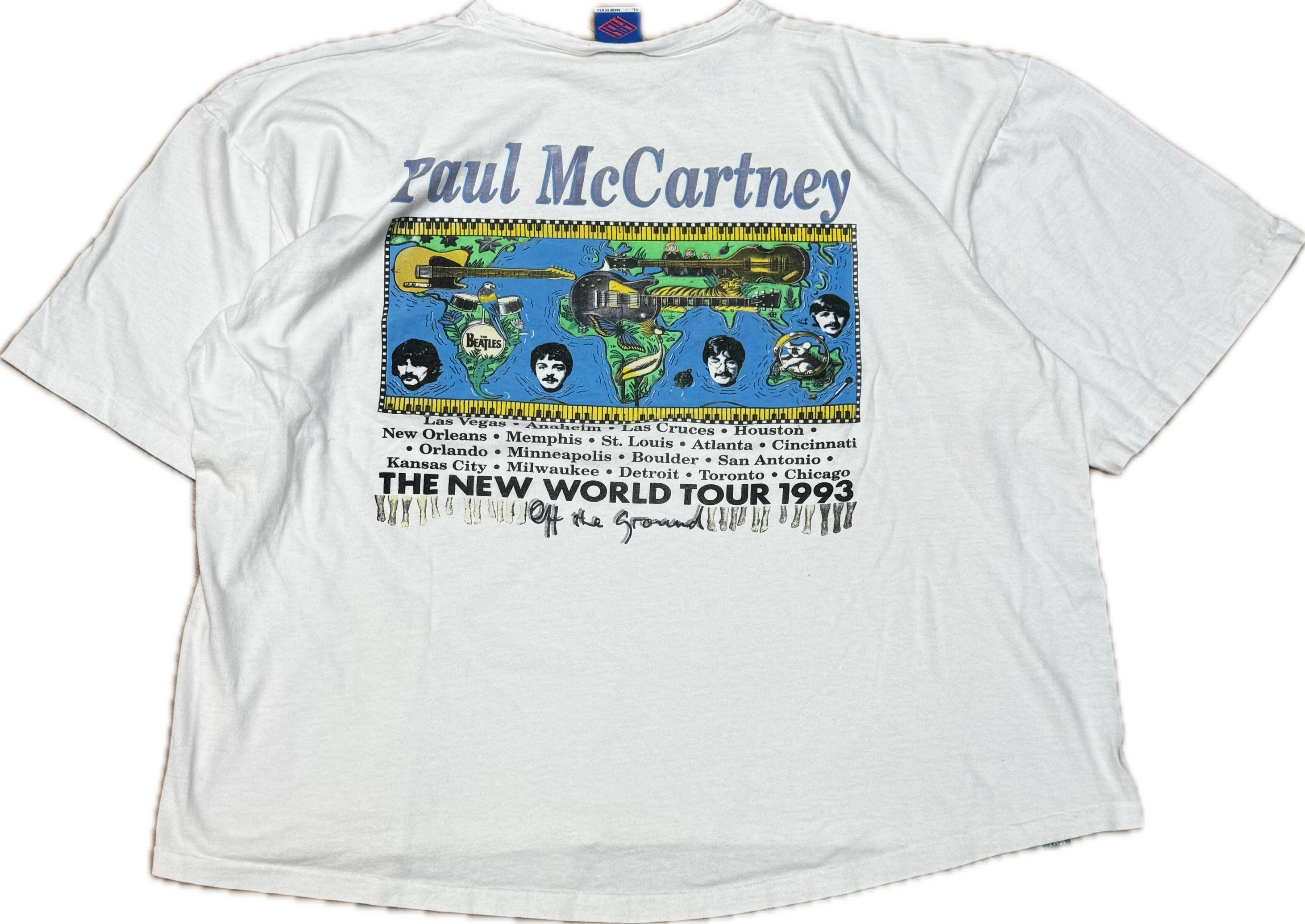 Vintage Paul McCartney "The New World 93 Tour" Tee