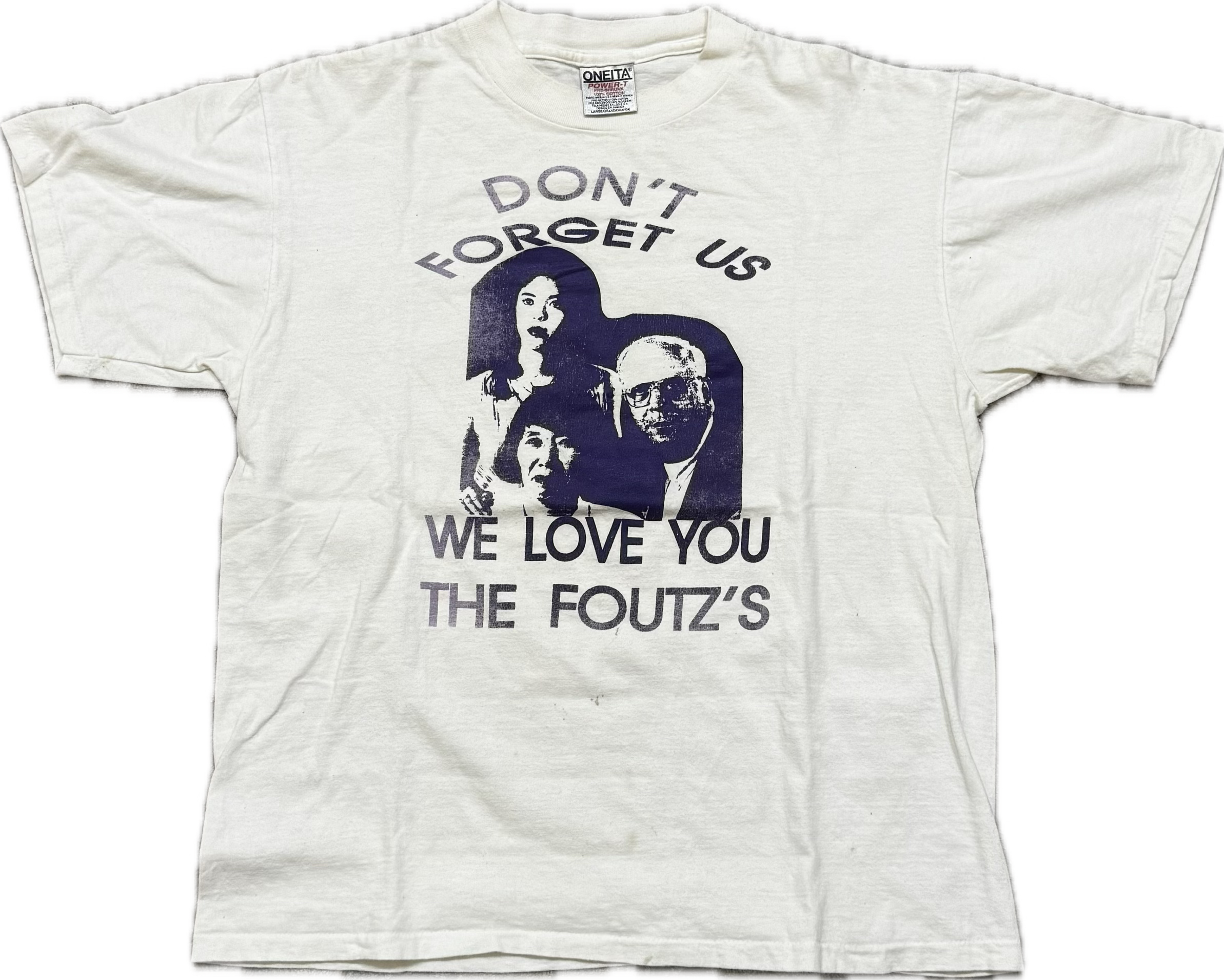 Vintage 90s "Don't Forget Us" Tee