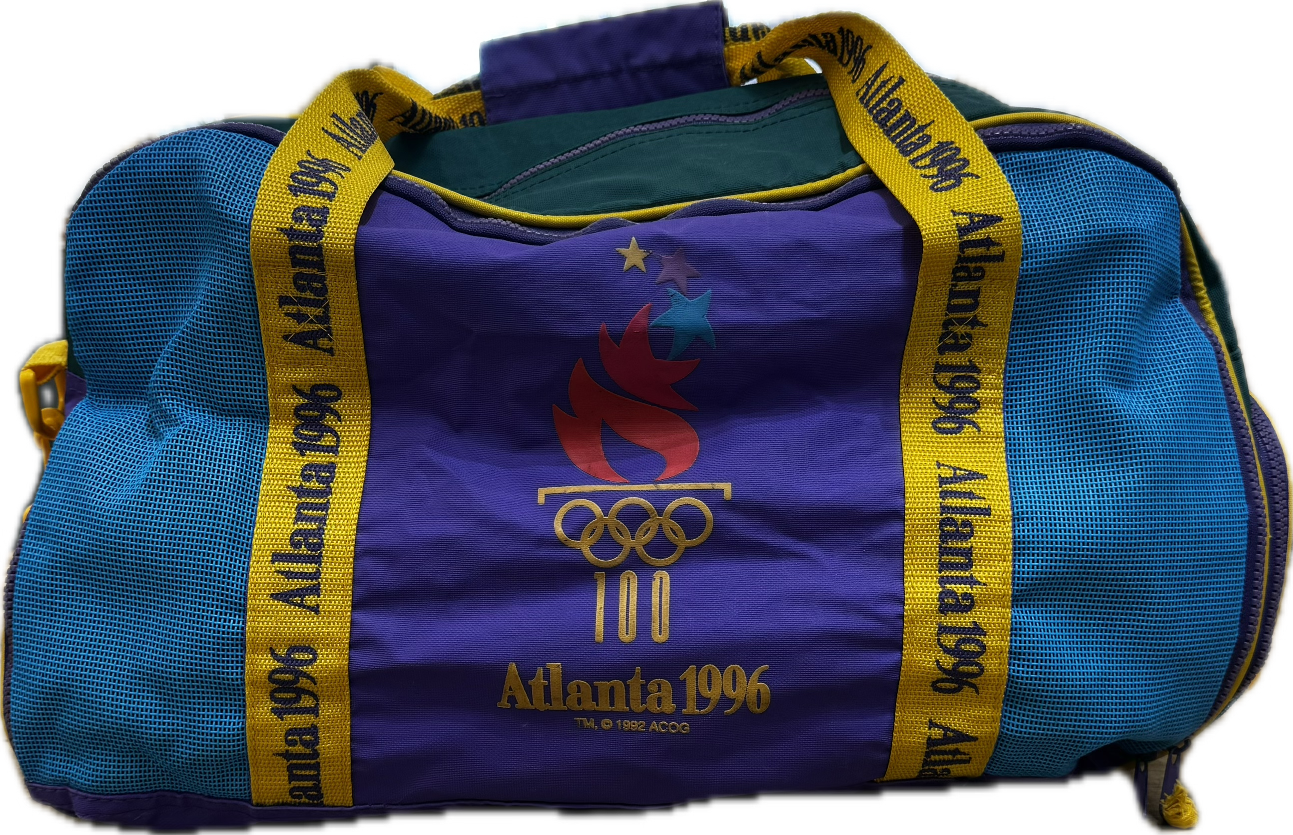 Vintage Atlanta 1996 Olympic Games Duffel Bag