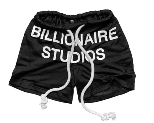 Billionaire Studios Blackout Bill Net Shorts Black