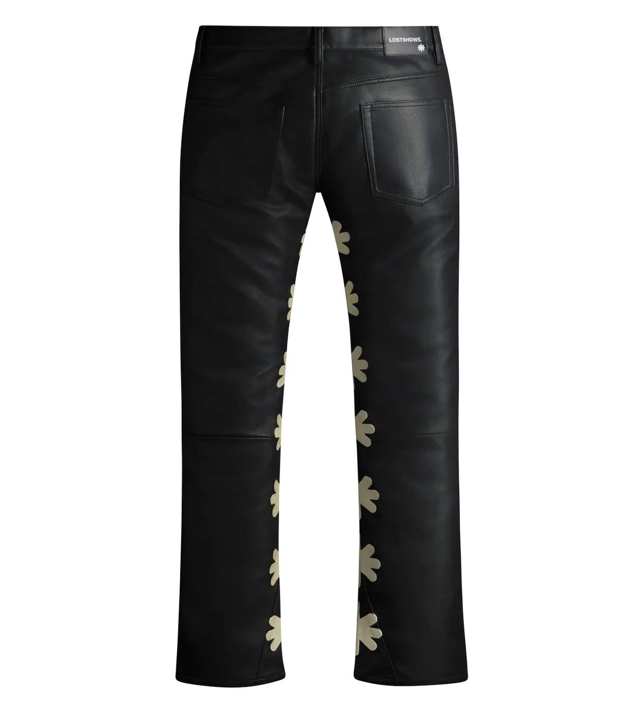 LostShdws Leather Pants Black Bone