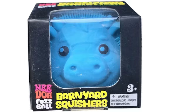 NeeDoh Barnyard Squisher Squishy Fidget Toy, (1 Piece) Color May Vary