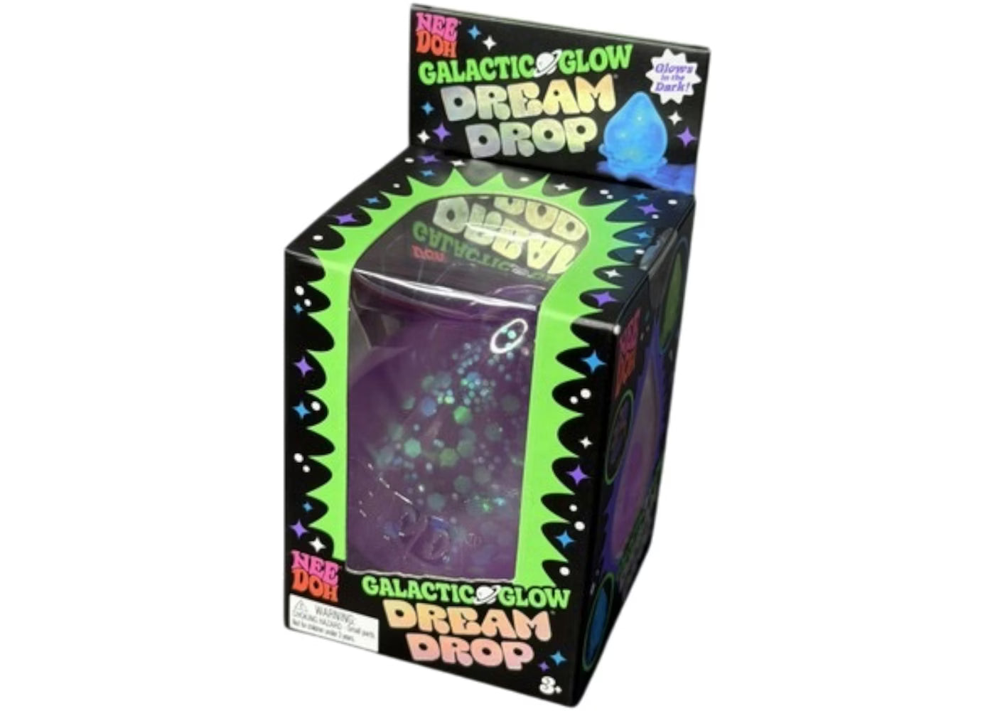 NeeDoh Galactic Glow Dream Drop Squishy Fidget Toy - Colors May Vary