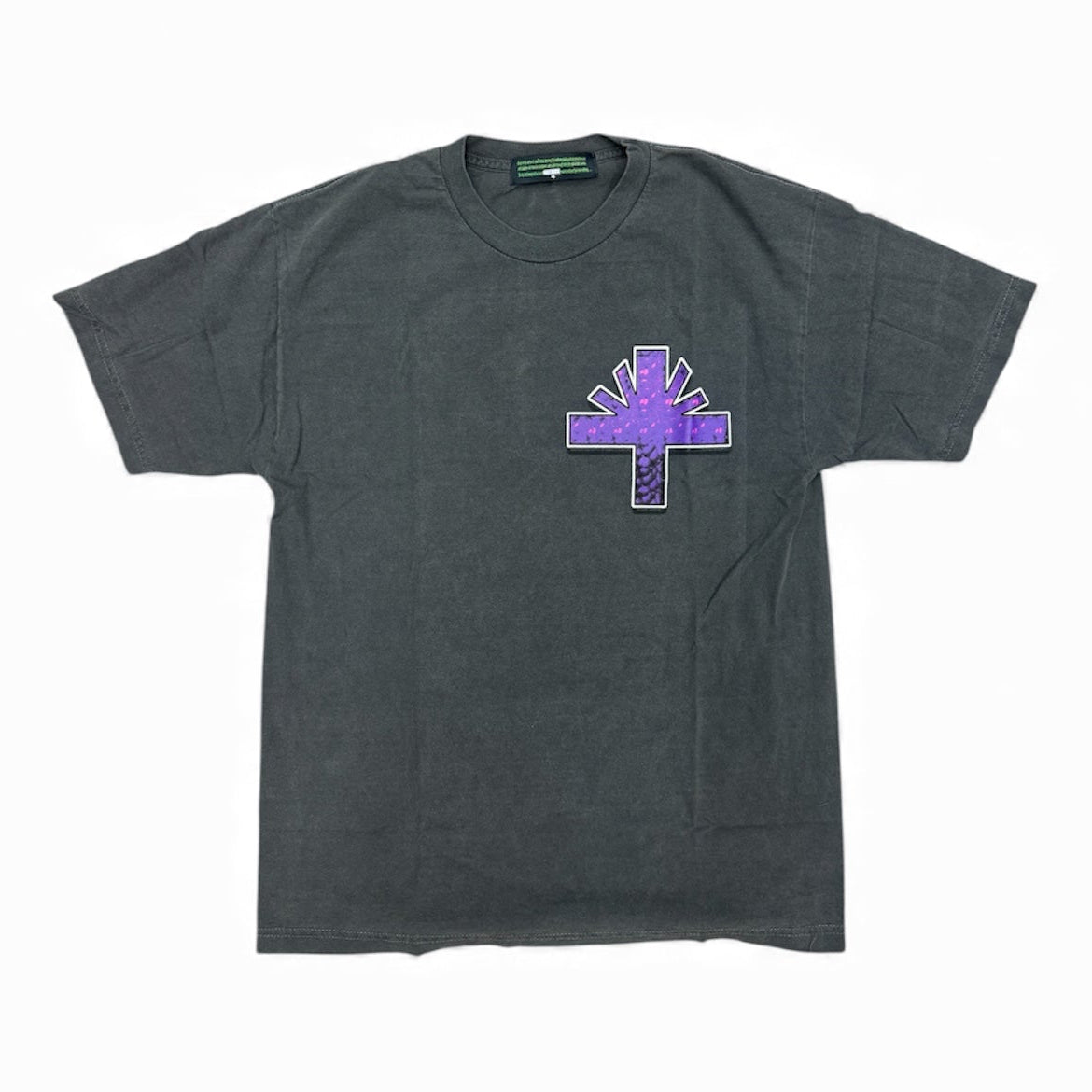 Vertabrae Logo Tee Grey Purple
