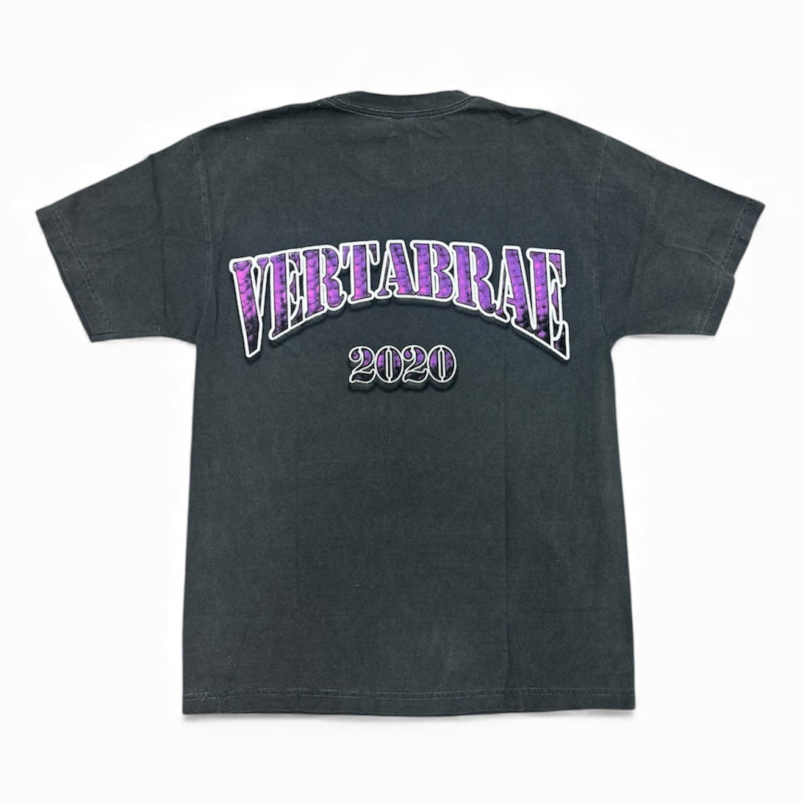 Vertabrae Logo Tee Grey Purple