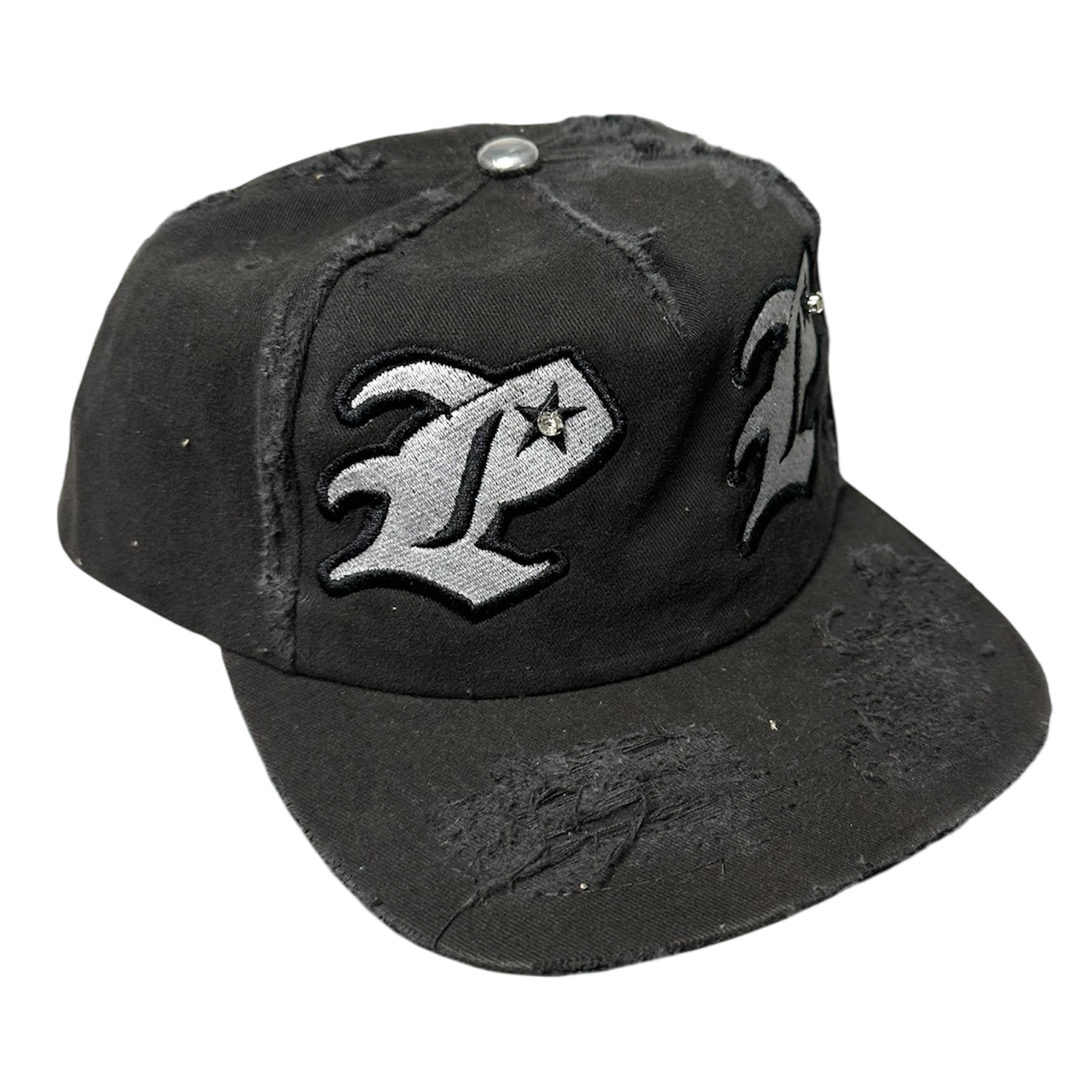 Private Party Black Distressed Hat