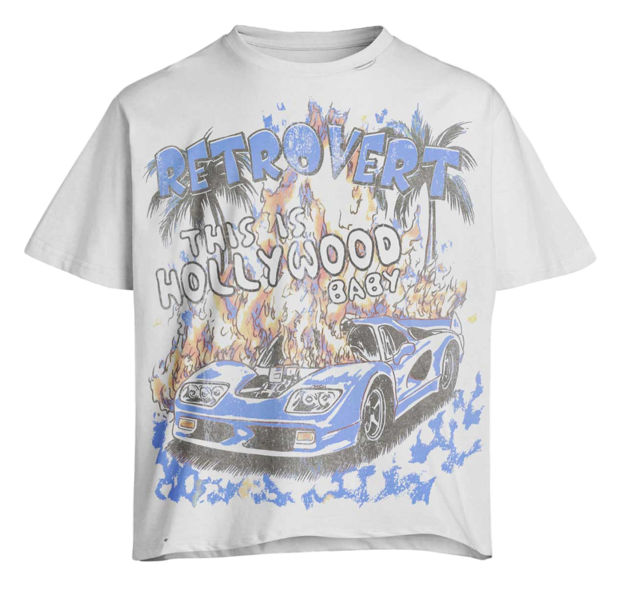 Retrovert Hollywood Tee Blue