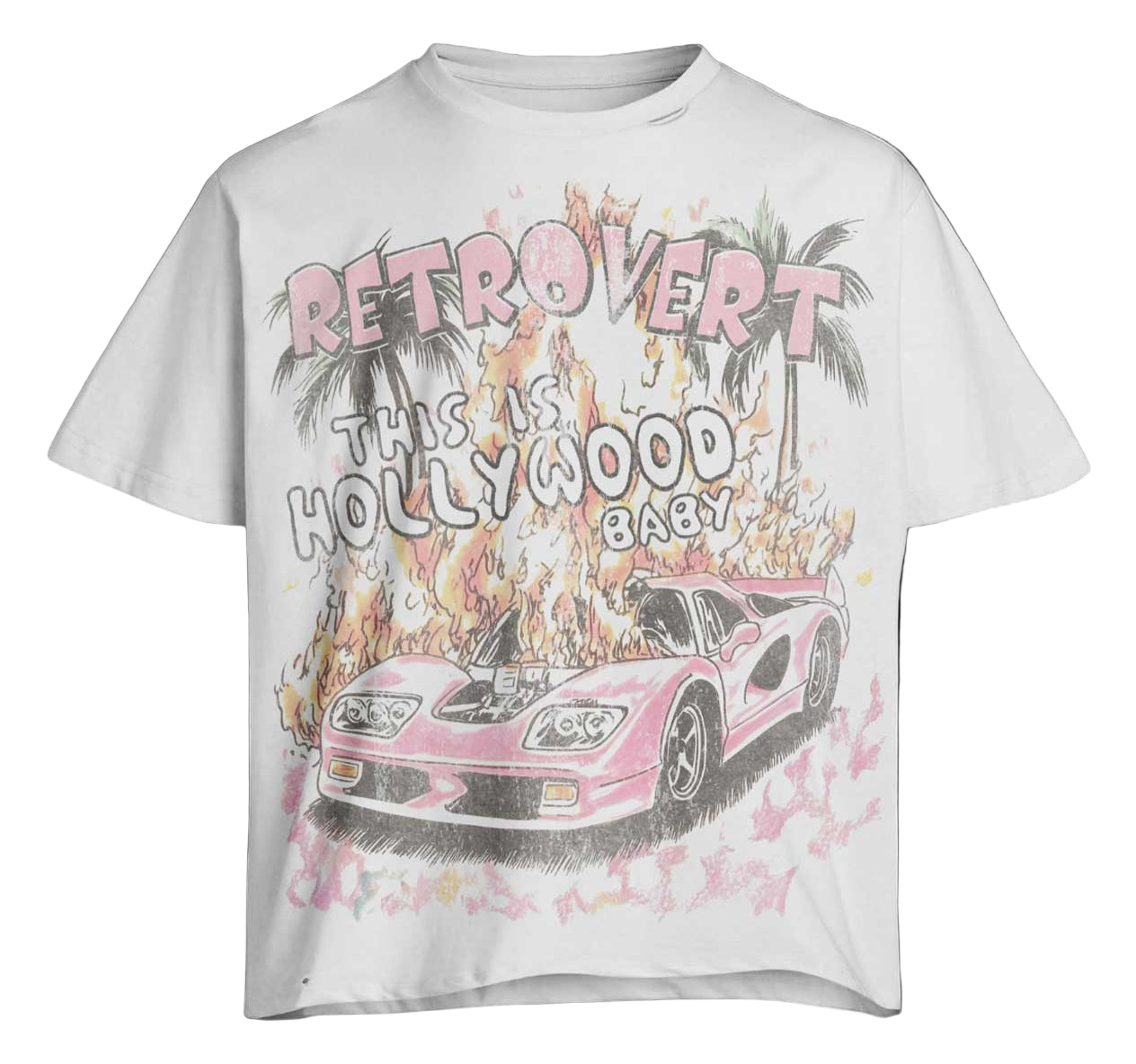 Retrovert Hollywood Tee Pink