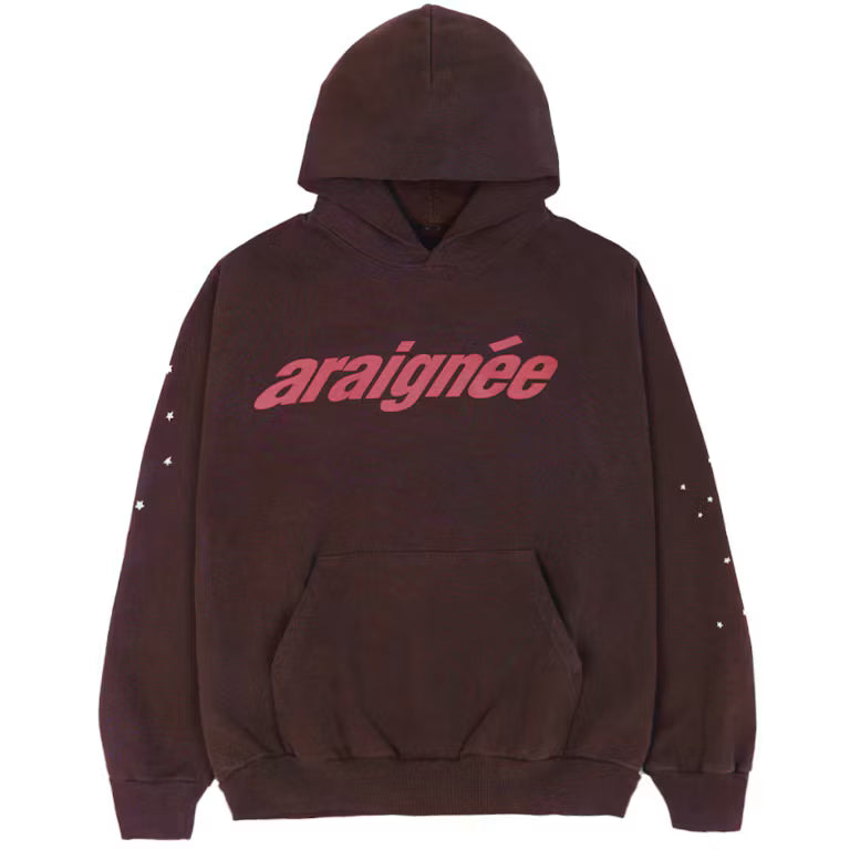 Sp5der Araignee Hoodie Brown