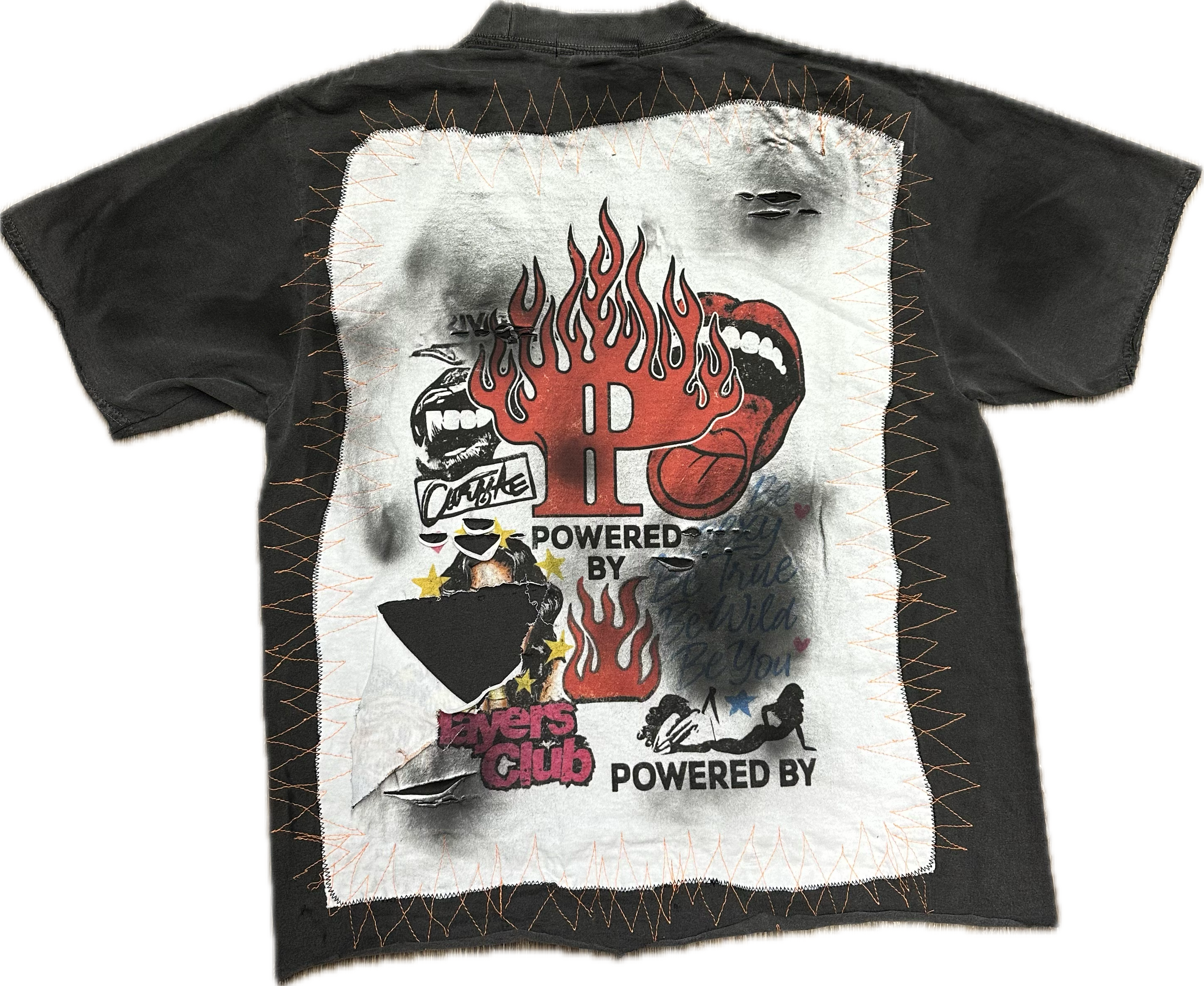 Private Party To Be Free Tee Washed Black