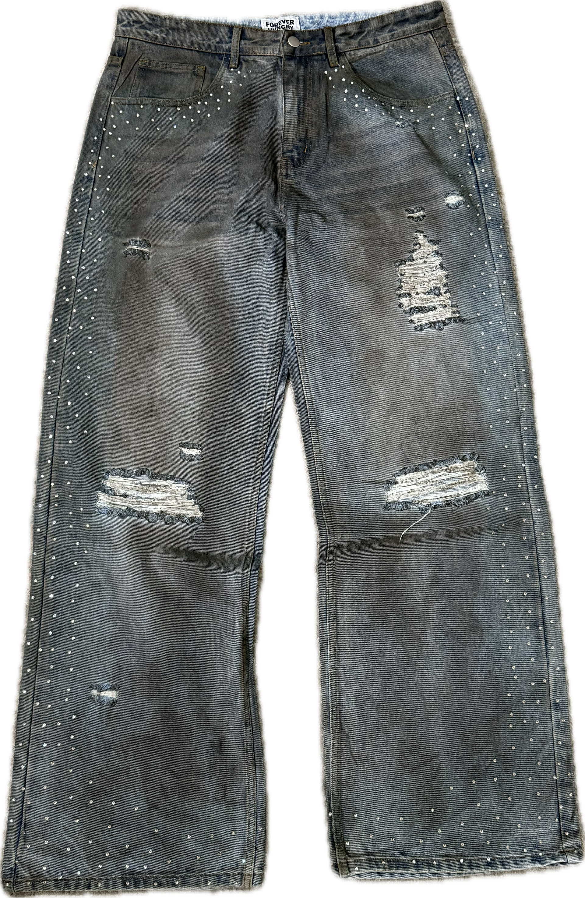 Dirty Rhinestone Denim