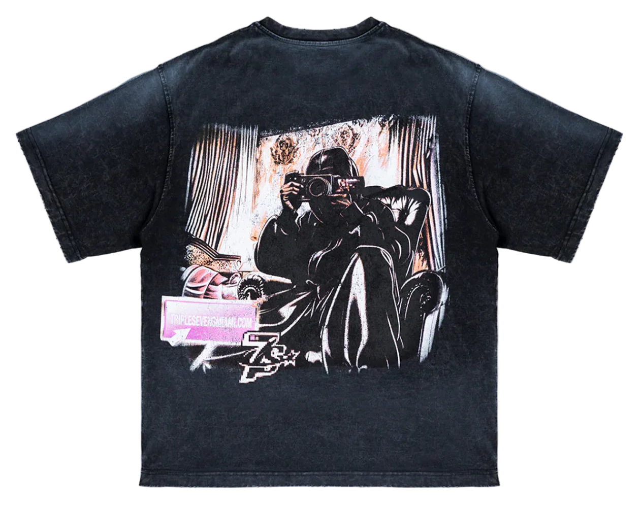 Triple Sevens Filmstar Tee Black