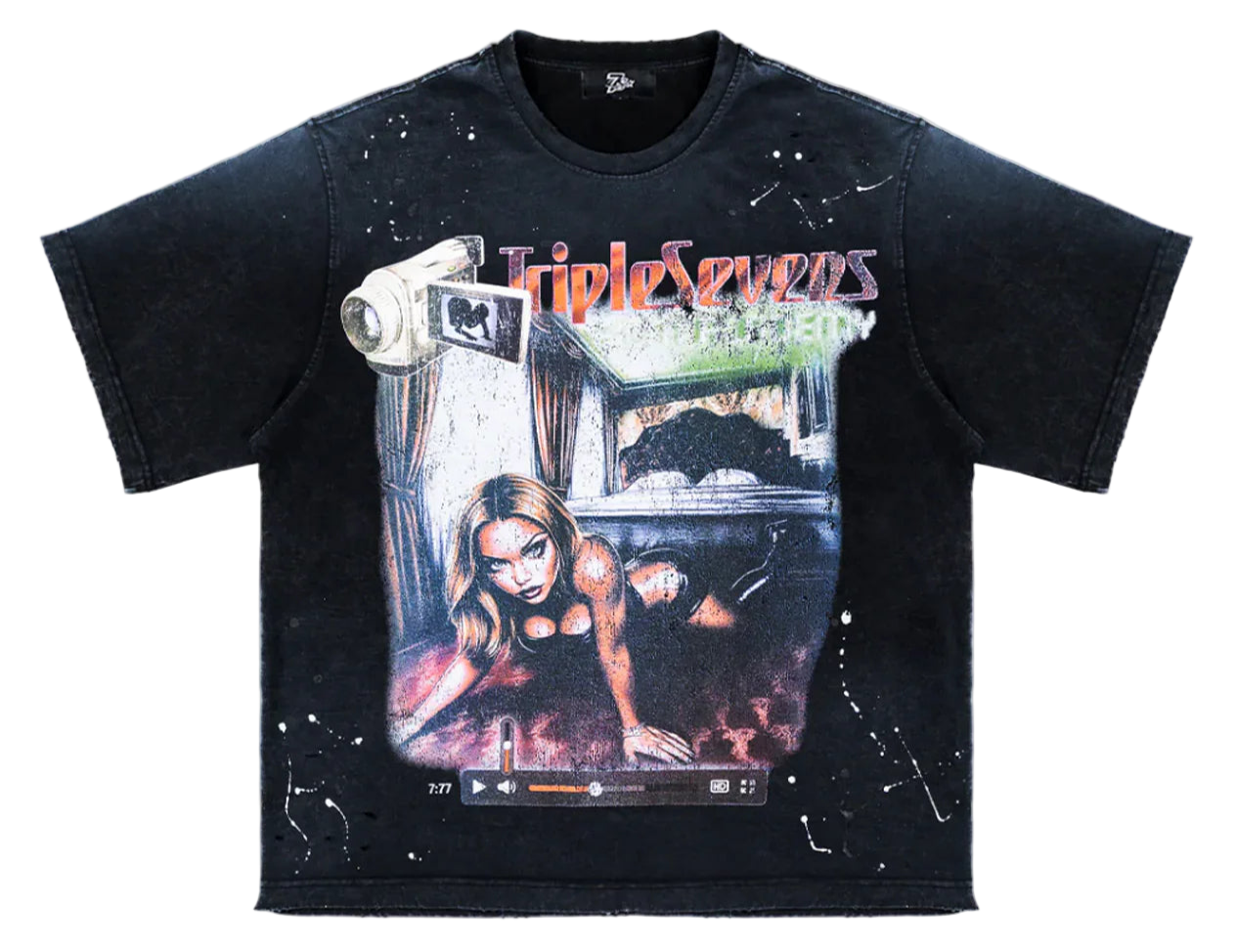 Triple Sevens Filmstar Tee Black