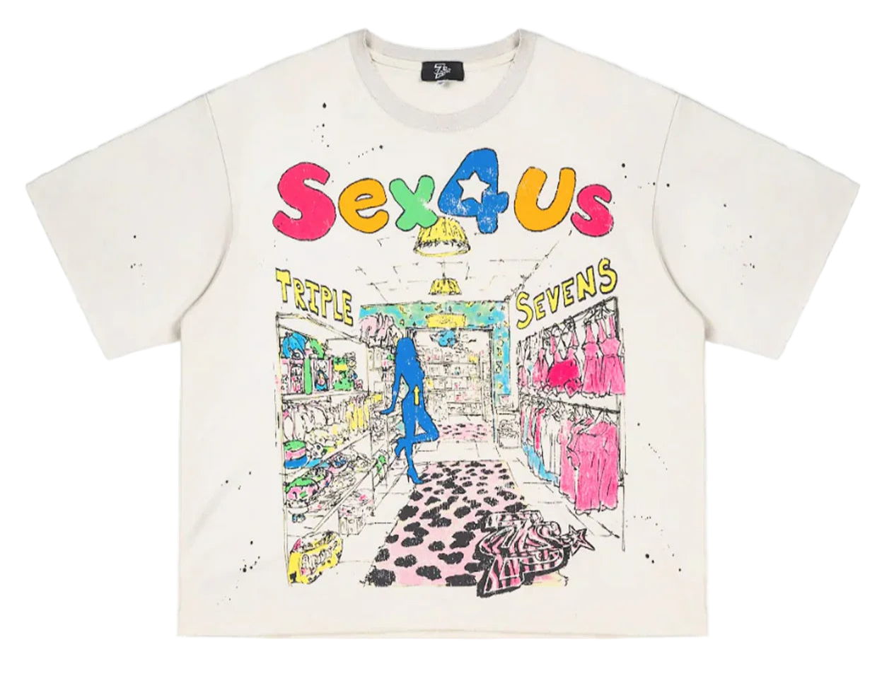 Triple Sevens Sex R Us Tee Cream