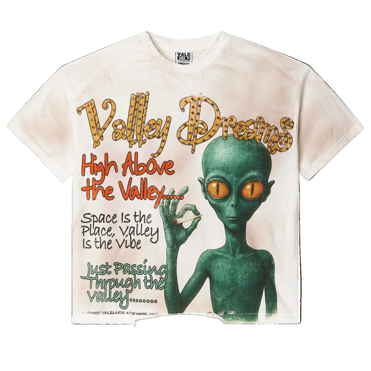 Vale Area 14 Bling Tee Cream