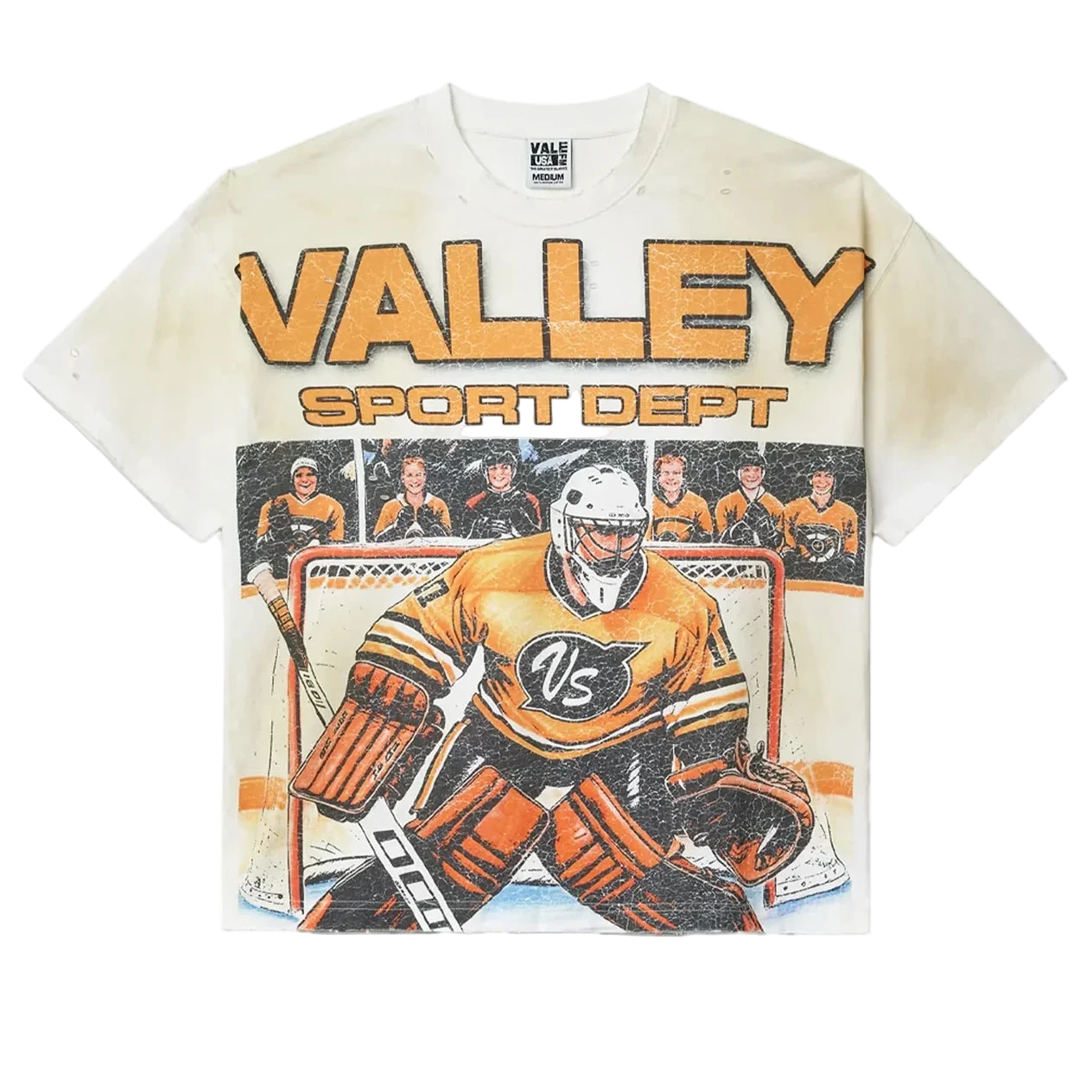 Vale Forever Defensive Anchor Vintage Tee White