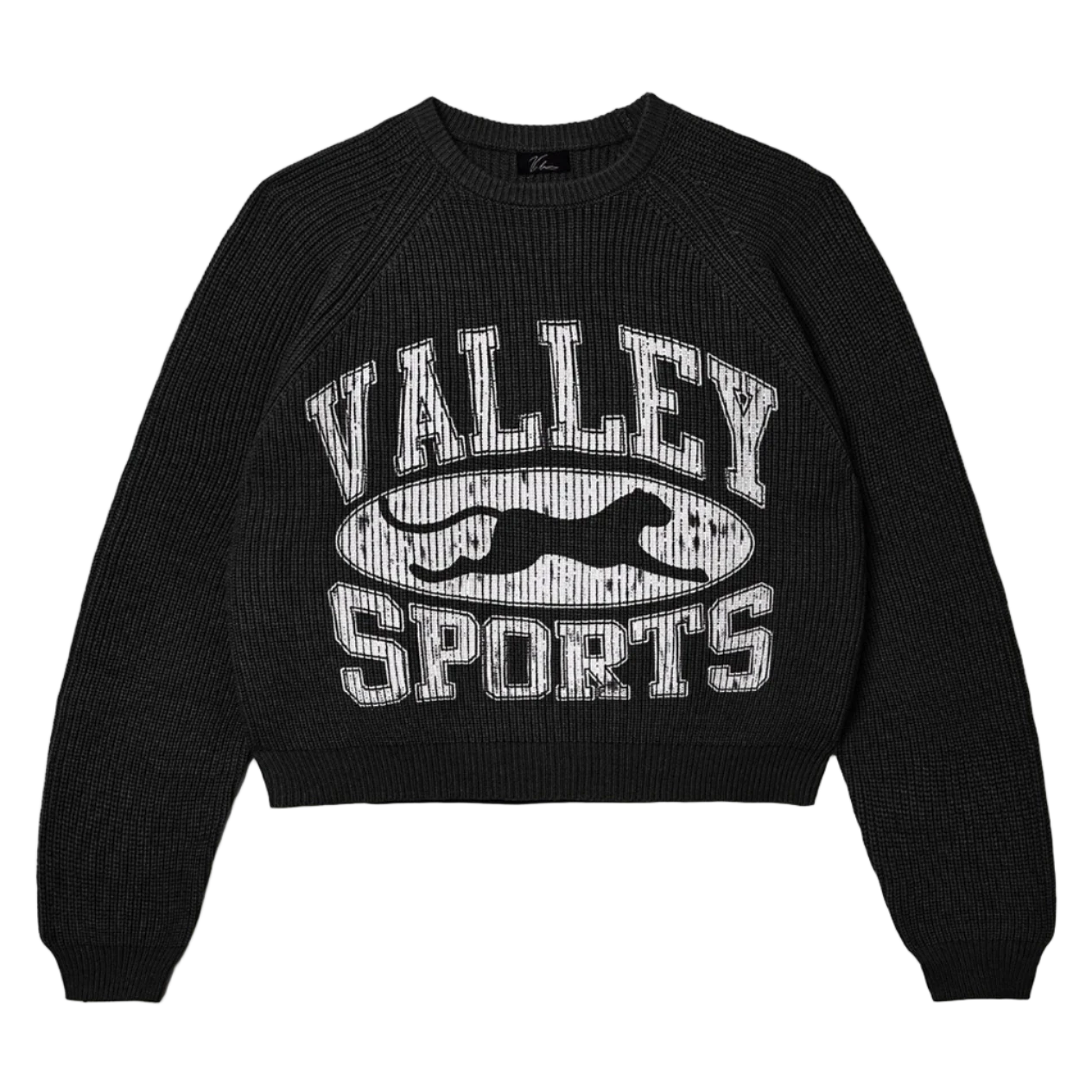 Vale Lives Black Fisherman Knit