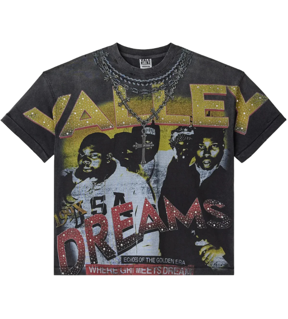 Vale Forever Black Chambers Bling Tee