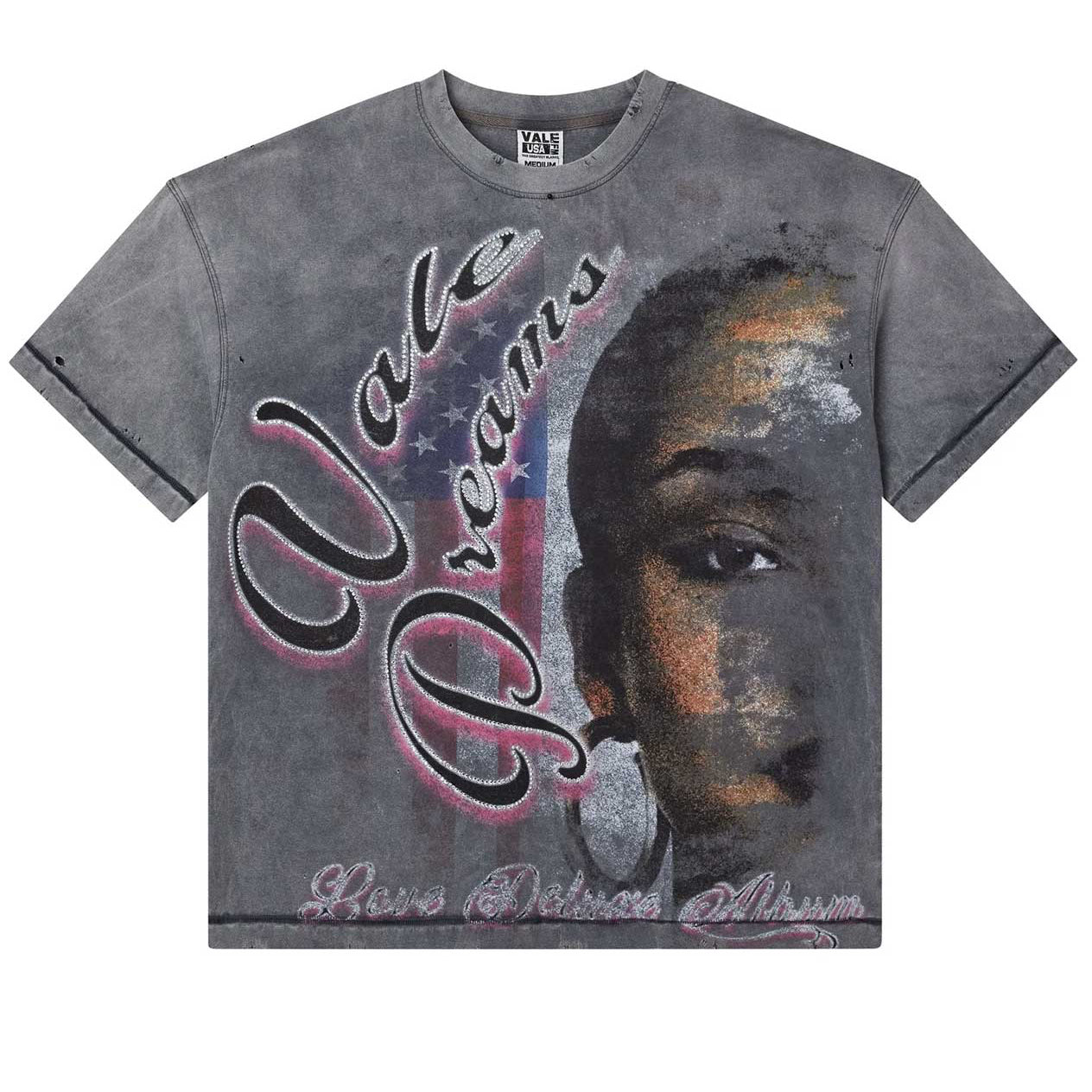 Vale Forever Taboo Bling Tee Grey
