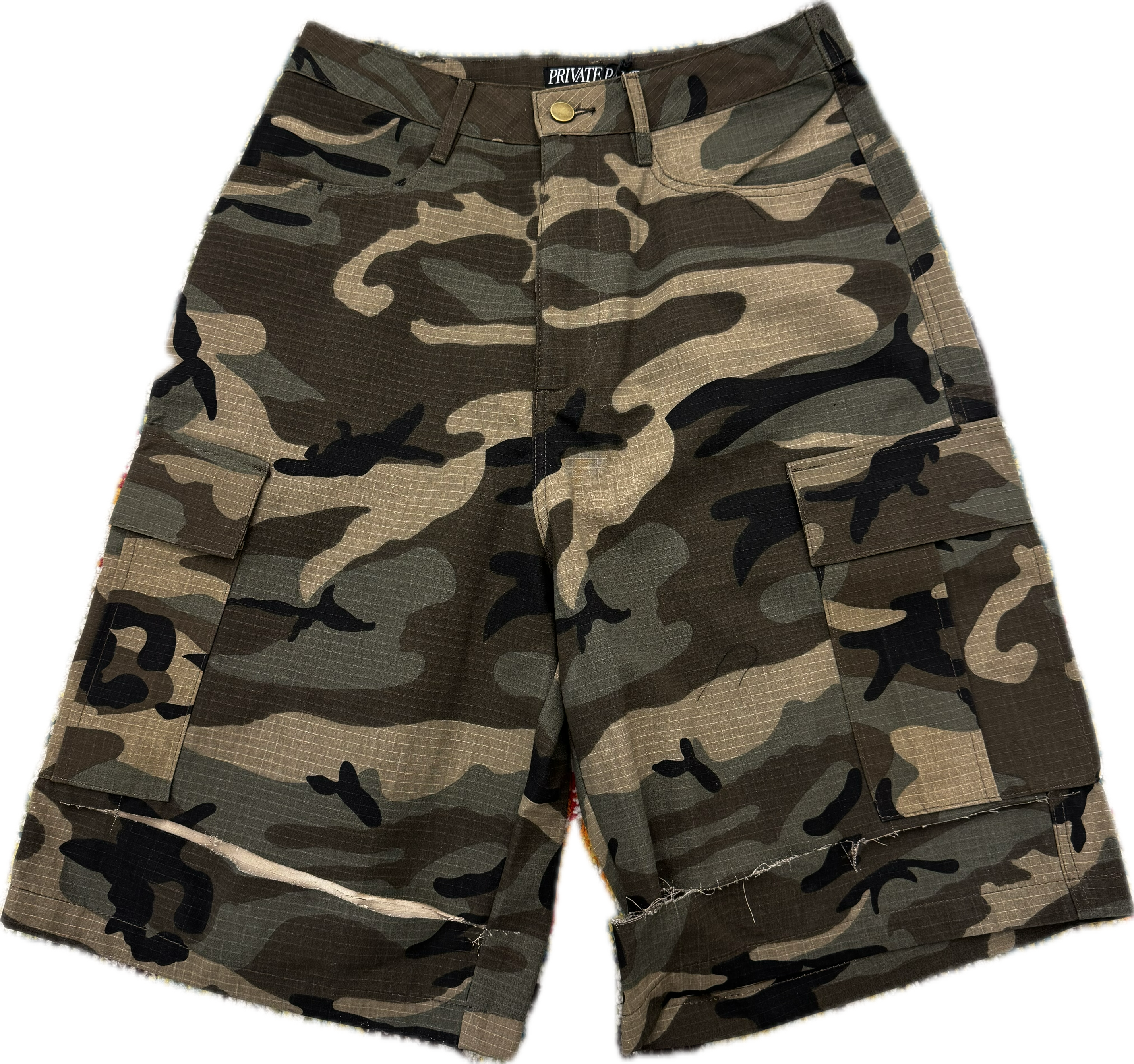 Private Party Camo Shorts