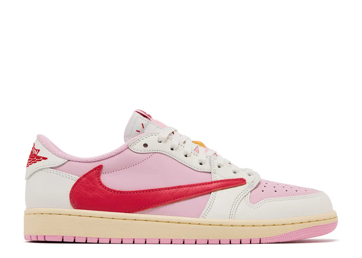 Travis Scott X Jordan 1 Retro Low OG Sail Tropical Pink