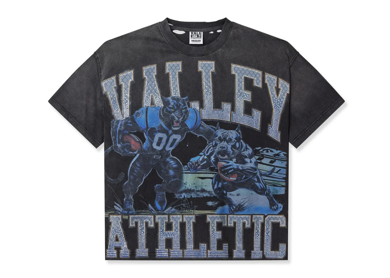 Vale Gridiron Bling Tee Black