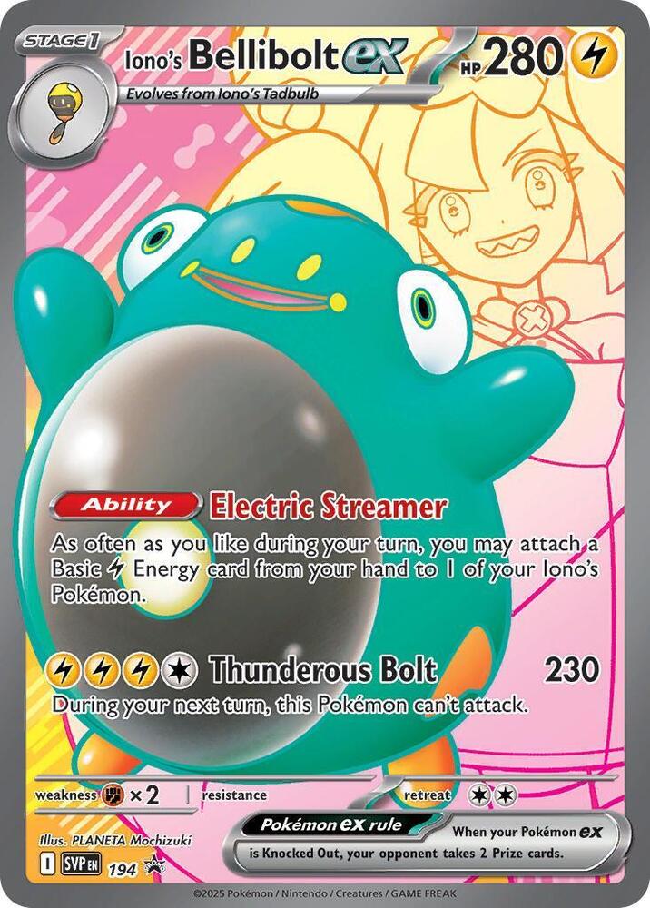 Ionos Bellibolt ex - 194 - SV: Scarlet & Violet Promo Cards (SVP)