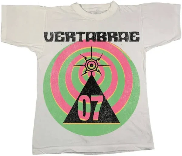Vertabrae VertySpace Short Sleeve Tee Shirt Cream